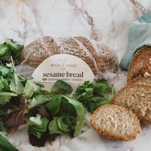 Bezlepkový chléb Sesame Bread WILD & COCO
